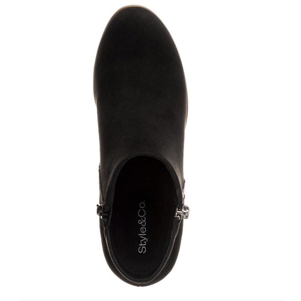 Style & Co Women's Booties Masrinaa Size 9 Microsuede - Picture 5 of 6